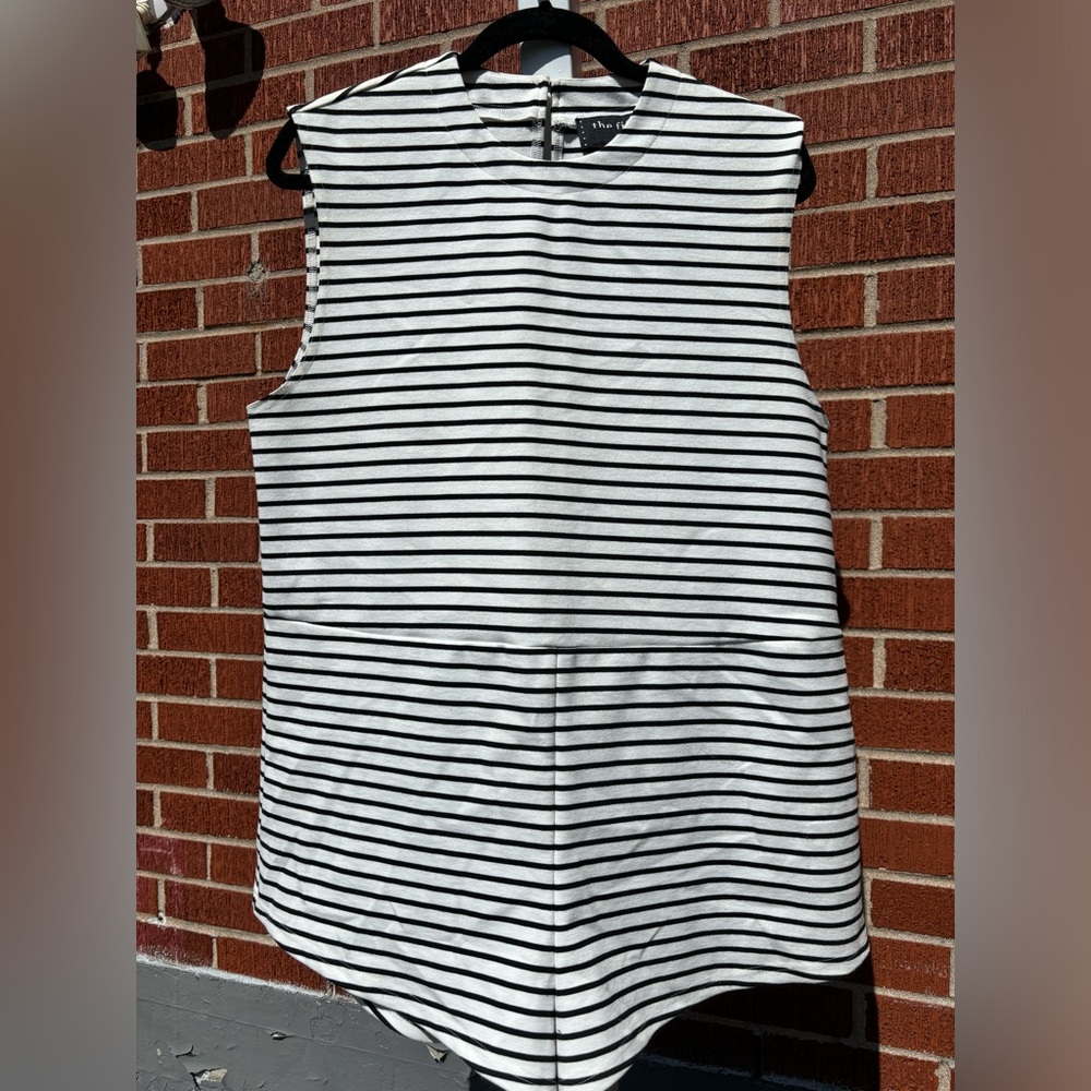 “the fifth” striped romper, size L